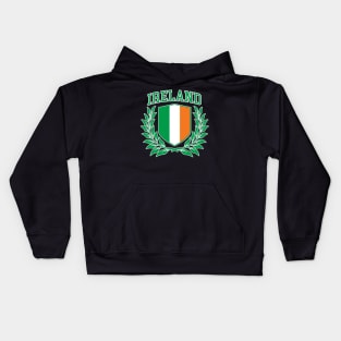 Ireland - Collegiate Coat of Arms Kids Hoodie